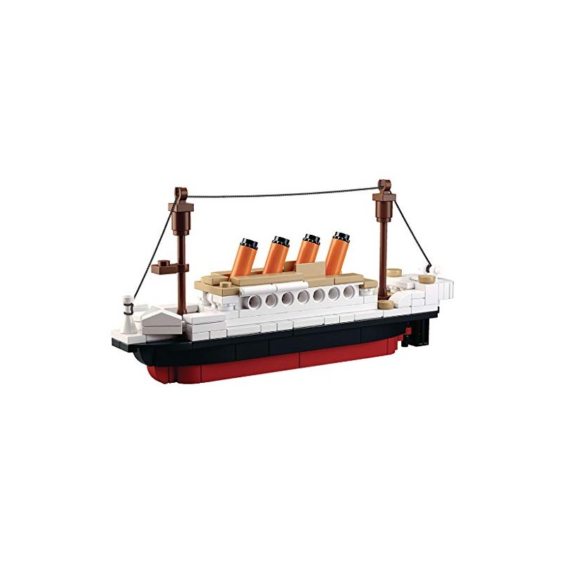 Sluban SlubanM38-B0576 M38-B0576 Titanic Building Bricks Set, Mehrfarbig