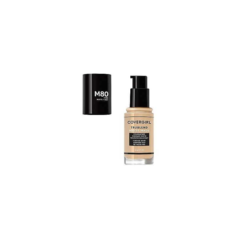 Covergirl Trublend Matte Made Liquid Foundation M80 Caramel Beige 014