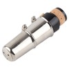 Clarinet Mouthpiece Kit with Ligature and Plastic Cap Portable Black