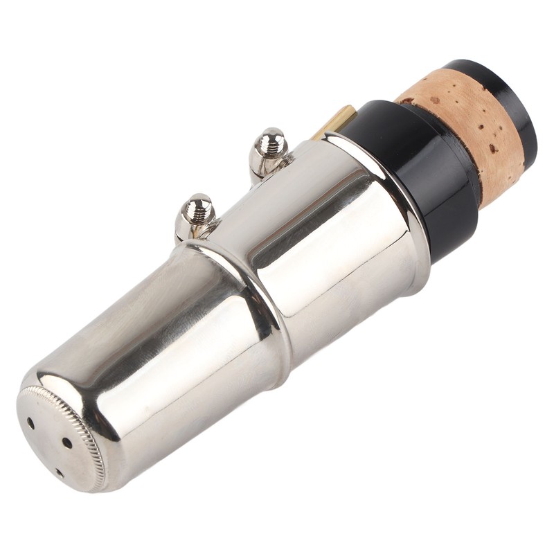 Clarinet Mouthpiece Kit with Ligature and Plastic Cap Portable Black