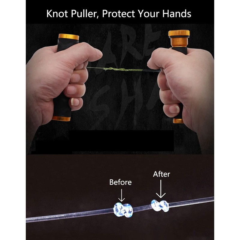 GaiRen Fishing FG GT Knot Puller Tool Assist, Fishing Knot