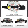 Mini waist bag, stylish waist bag, lightweight crossbody bag, suitable