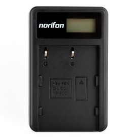 NP-400 LCD USB Charger for Konica Minolta a Sweet DIGITAL, a-5 Digital, a-7 Digital, DiMAGE A2, Dynax 5D, Dynax 7D, 5D, 7D Camera and More
