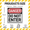 BTHUKO "Danger - Do Not Enter" Sign | 12" x
