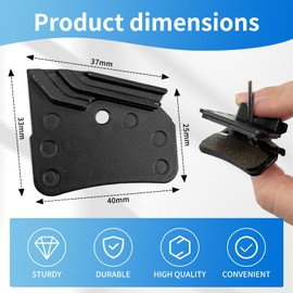 Bremsbeläge Fahrrad für Shimano N03A - Bremsklötze Scheibenbremse Fahrrad für Shimano M7120/M8120/M9120, mit Kühlrippen, geeignet für 4-Kolben Bremssystem, Ersatzbeläge für MTBs, Langlebig (1 Paar)