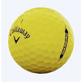 Callaway New Callaway Warbird Golf Balls One Dozen (12) Yellow