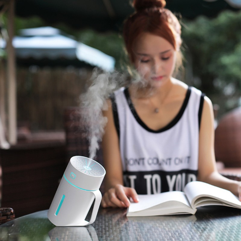 Night Light Humidifier Humidification Cup USB Rechargeable Household Car Water