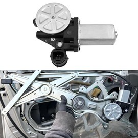 Compatible con Toyota Camry Power Window Motor 2002-2006 RAV4 2001-2005 Highlander 2001-2007 Scion xA 2004-2006, motor de ventana para lado delantero del conductor, enchufes de 2 pines