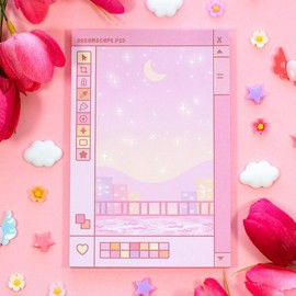 Notepad - 4 in x 6 in, 50 Sheets, NOT Sticky:_Tulip Dreams