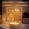 Buioata Son Gifts, Night Light-Gifts for Son, Son Christmas Gifts,