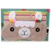 Cute Sleepy Llamapalooza Llama Tweed Eye Mask Novelty Sleep -