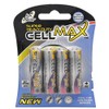 Cell Max Long Lasting AA Super Heavy Duty 4 Pack