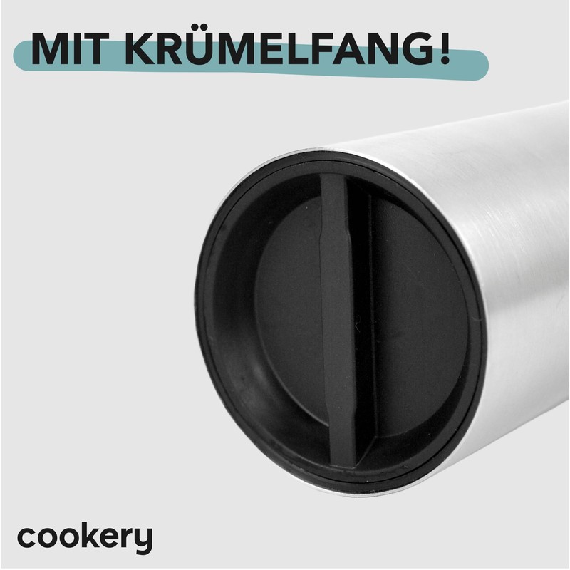 Cookery Nutmeg Mill with Container for Storing 3 Nutmeg Nutmeg