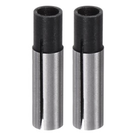 sourcing map 2pcs Collet Chuck Driver Adapter 6mm to 4mm CNC Engraving Bit Router Converter for CNC Machine Tool