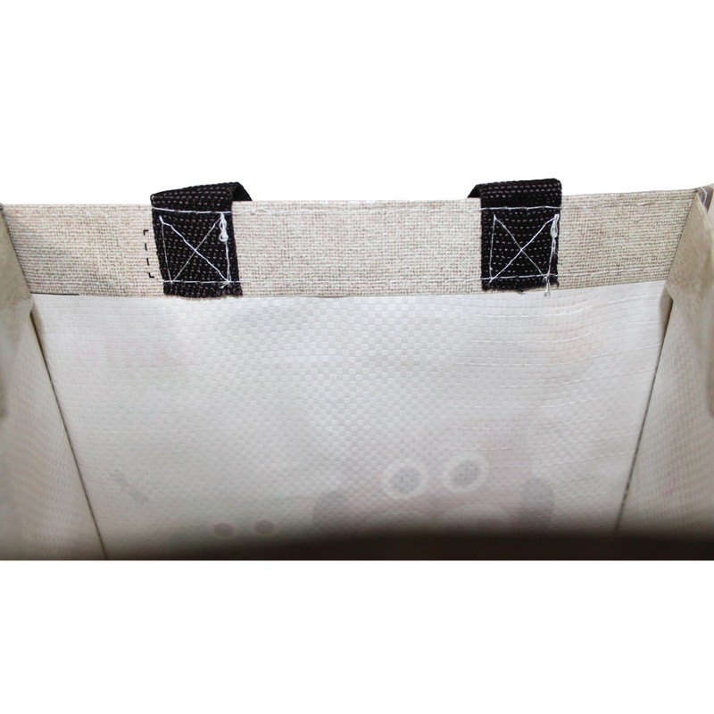 Ecojeannie Super Strong Laminated Woven Reusable Shopping Tote Bags, Free