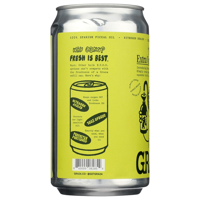 Graza Sizzle Extra Virgin Olive Oil Refill, 24.5 FZ