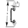 Poll Mann Fittings 2170000 Jack Handle/Galvanised Bow Handle 255 mm,