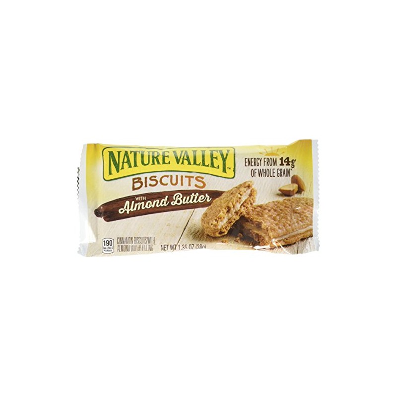 Nature Valley Sandwich Biscuit with Almond Butter (30 count), 1.35