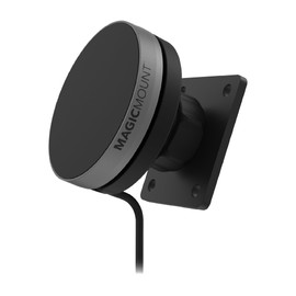 Scosche MEQMRAMPS MagicMount Qi2 - Soporte inalámbrico para Cargador de Coche de 15 W con Placa de Montaje AMPS Compatible con Bases de Montaje específicas para vehículo ProClip y Soporte magnético