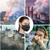 100 PCS Disposable Face Masks, Black Masks, 3 Ply Protection