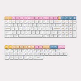 Nuphy Low-Profile Numoji NSA Dye-sub PBT Keycaps - 149 Keys (Bright)