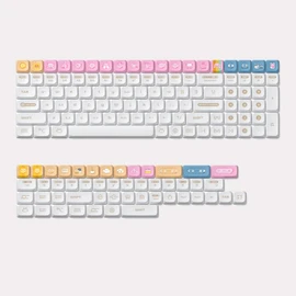 Nuphy Low-Profile Numoji NSA Dye-sub PBT Keycaps - 149 Keys (Bright)