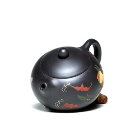 SILINE Zisha Teapot 6.8oz Chinese Yixing Clay Handmade Tea Pot Brew Kungfu Tea Set
