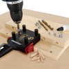 Milescraft 1333 DowelJig Kit - New, Improved, Self-Centering Handheld Dowel