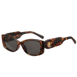 Cyxus 1238 Sunglasses, Women's, Men's, UV Protection, UV Protection, Small Face Effect, Driving, Climbing, Travel, Sports, Fashionable, Tortoise