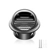4inch Round Wall Vent Cap, piiyoosnn 304 Stainless Steel Air