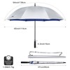 G4Free 54 Inch UV Protection Golf Umbrella UPF 50+ Large