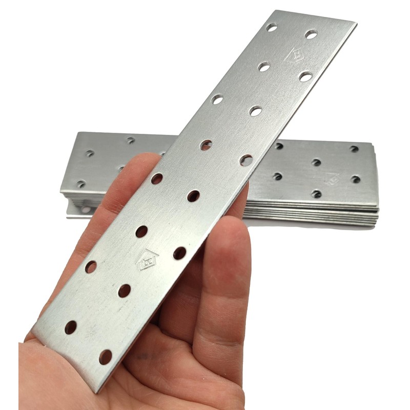 LLB Pack of 10pcs Flat Connecting Joining Plates Repair Connector