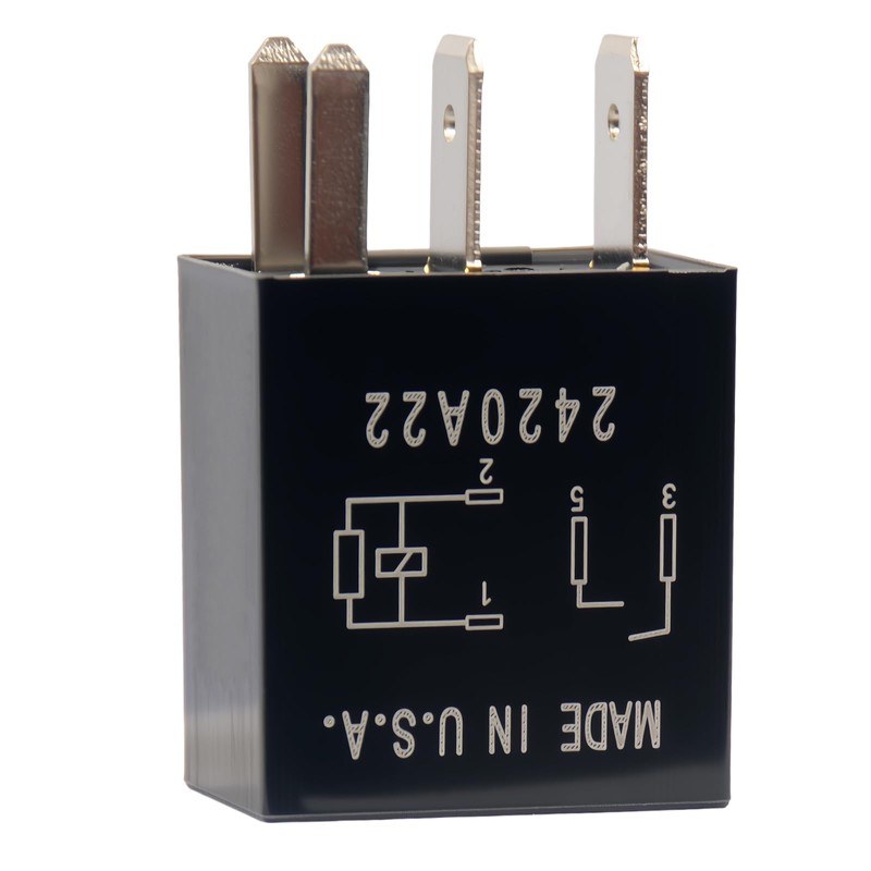 Aeola 4Pcs 8T2T-14B192-AB Wiper Motor Relay 12VDC 30A 4-Pin Accessory