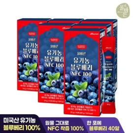 올바른 유기농 블루베리 NFC 100 14포 6박스 (총 84포)
