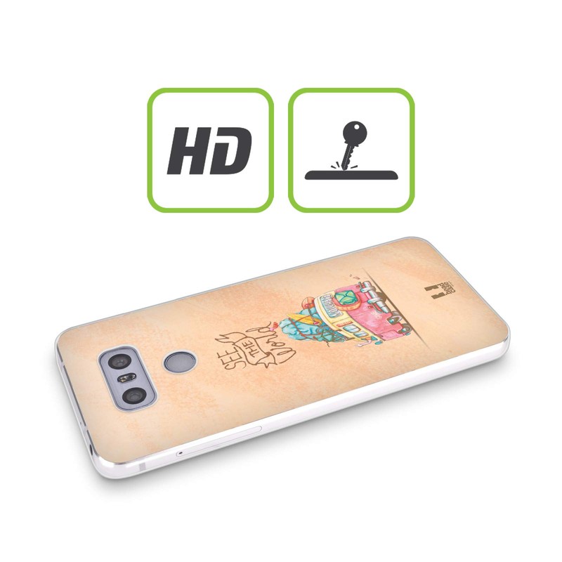 Head Case Designs Open Road Nomad Soft Gel Case Compatible