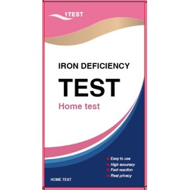 Iron Deficiency Test kit for Children and Adults, Rapid Home Test