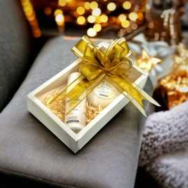 Body Butter and Shower Oil Gift Box Body Care Set 150 ml with 4 Natural Oils