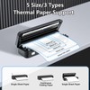 JADENS JADENS Wireless Portable Thermal Printer, 8.5'11' Thermal Paper, 300DPI,