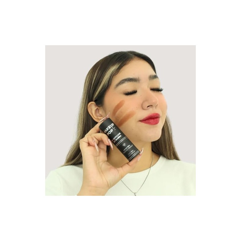 Makeup Pop Barra de Contorno Tono Marrón Intenso Castaña, Maquillaje