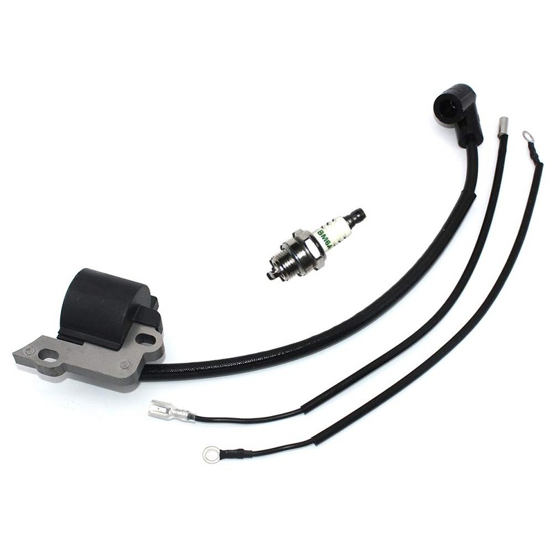 Ignition Coil Module with Spark Plug BM6A Fits McCulloch 333
