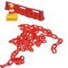 OFFIXYMERIC 100-Feet Plastic Chain Links, 1.4-Inch Link, UV-Resistant Safety Barrier