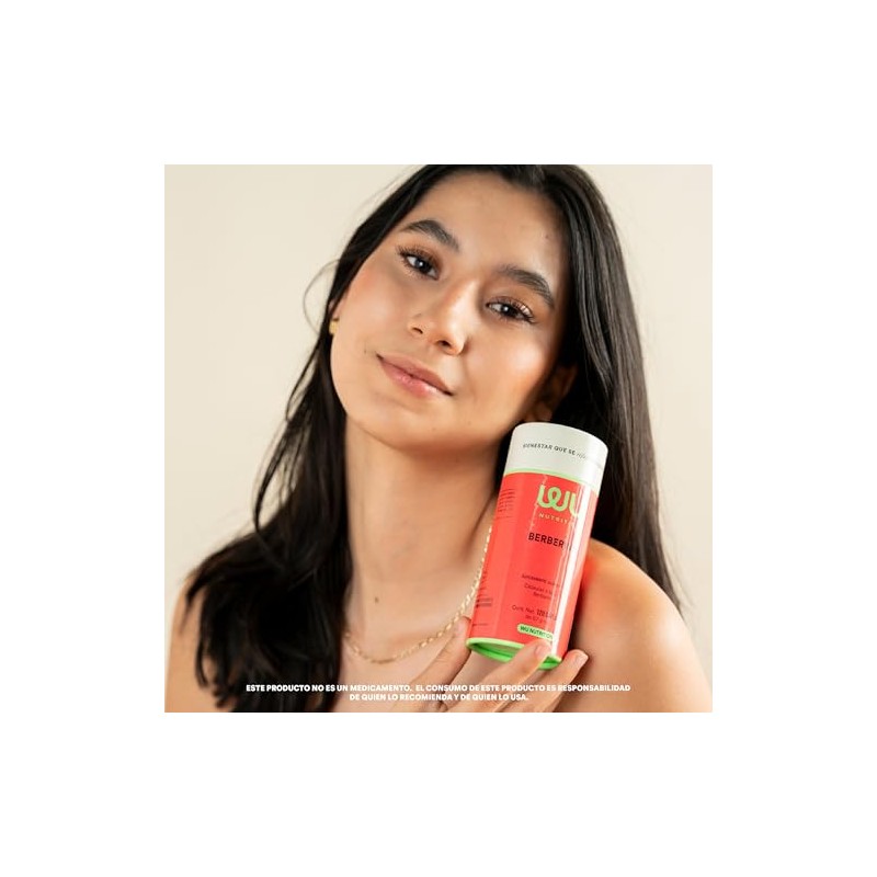 Nutrition Berberina Hcl 1000 120 Cápsulas Meses Suplemento Alimenticio Pura