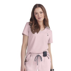 KOI Women's Ready to Work Top, Pink Dream, M