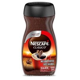 Nescafé Clasico Dark Roast Instant Coffee, 10.5 Oz High Quality Instant Coffee