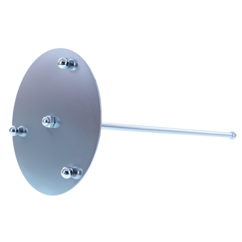 BestPysanky Ornate Silver Metal Rod Tree Topper Stand Display Stand