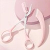 (Optional Pink Set) Premium Eyebrow Grooming Set Pink Eyebrow Knife Eyebrow Scissors / (옵션 핑크 세트)프리미엄 눈썹 정리 세트 핑크 눈썹 칼 눈썹 가위