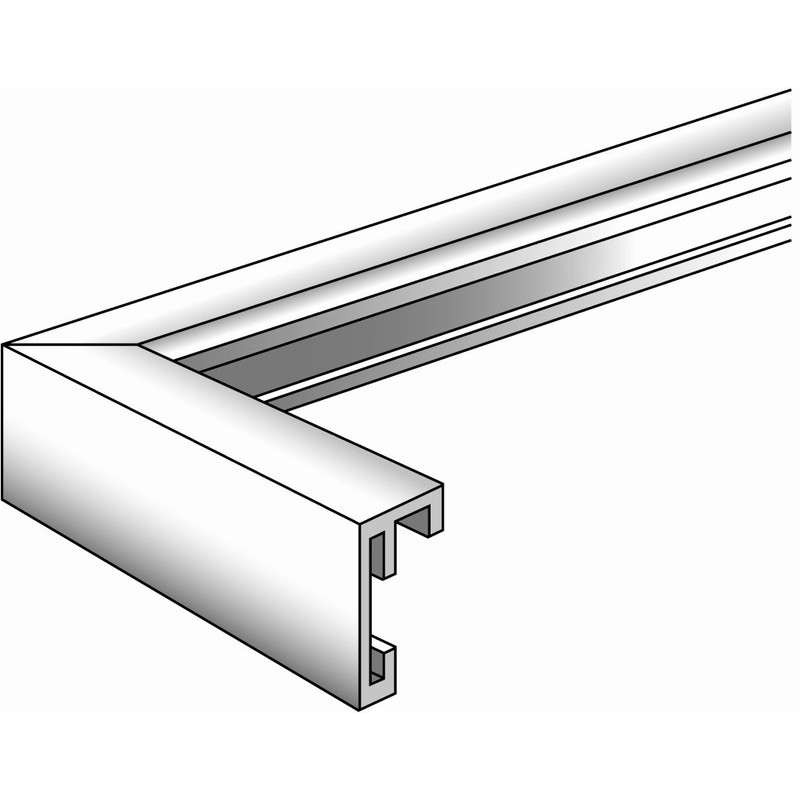 Walther design AJ520S Chair, aluminum frame 6x8 inch (15x20 cm),
