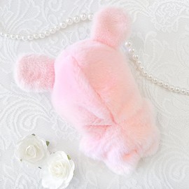 Stuffed Animal Kigurumi with Embroidery for Plushies, For 3.9 inches (10 cm), Pink Rabbit g.triger Geettrigger, Sewing