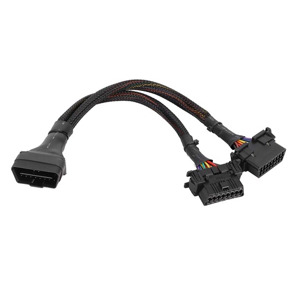 VOBOR OBD II OBD2 Splitter Cable - 1 to 2 OBD Adapter Splitter Y Cable Extension Cord Car Diagnostic Scan Tool for Sylphy 2009 Vios 2014