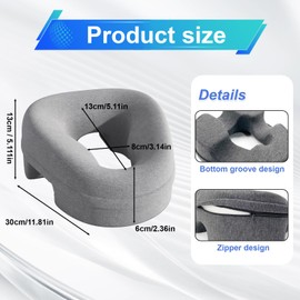 SI SEN Bettmassagekissen, Kissen mit dem Gesicht Nach Unten Nackenstützkissen, Face-Down-Kissen Massagekissen, für Massage-Erholung